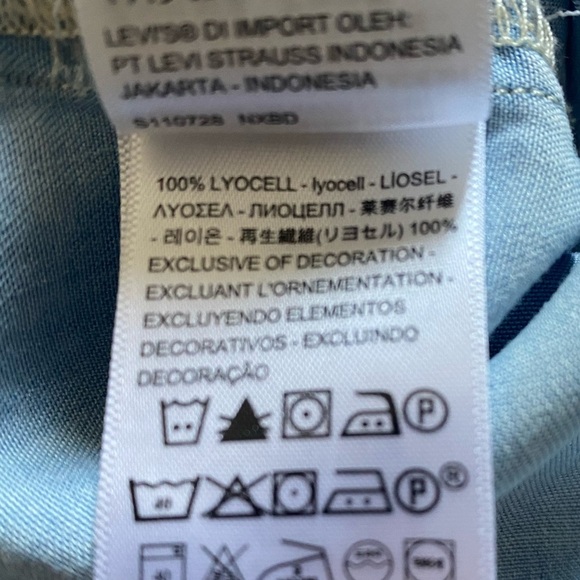 Levi’s “Halsey” Blouse Lightweight 3/4 Sleeve Flowy Size XL - Picture 13 of 13